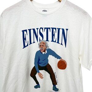 NWOT Albert Einstein Basketball Graphic T-Shirt Men's Medium